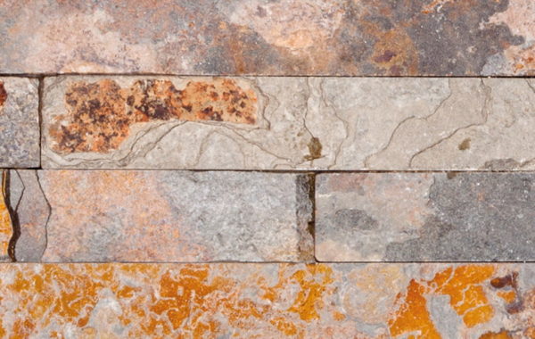Mosaic Stone Rust Slate Tile Sample