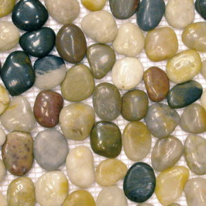 Mosaic Pebble Mix Polished Tile Sample